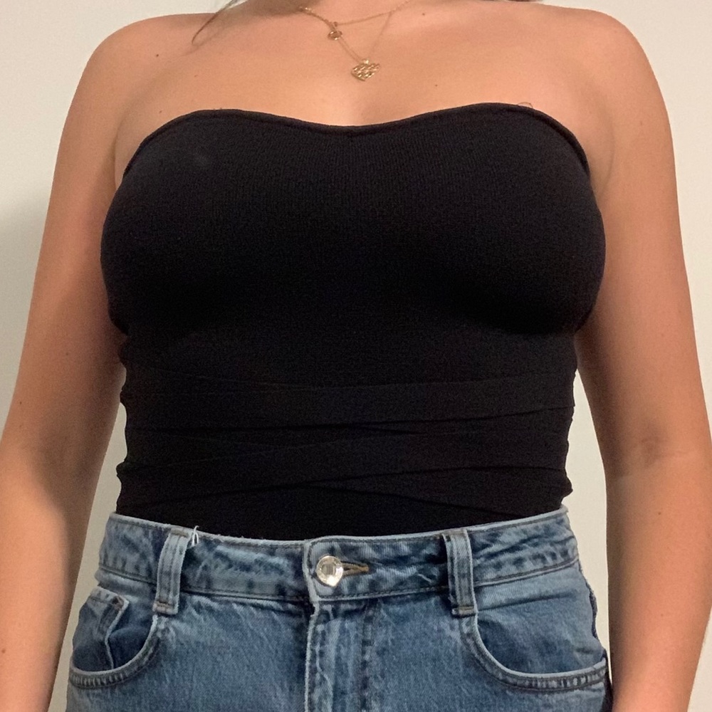 Forever 21 Cropped Tube Top